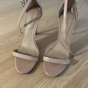 Aldo Nude Pink Strappy Heels